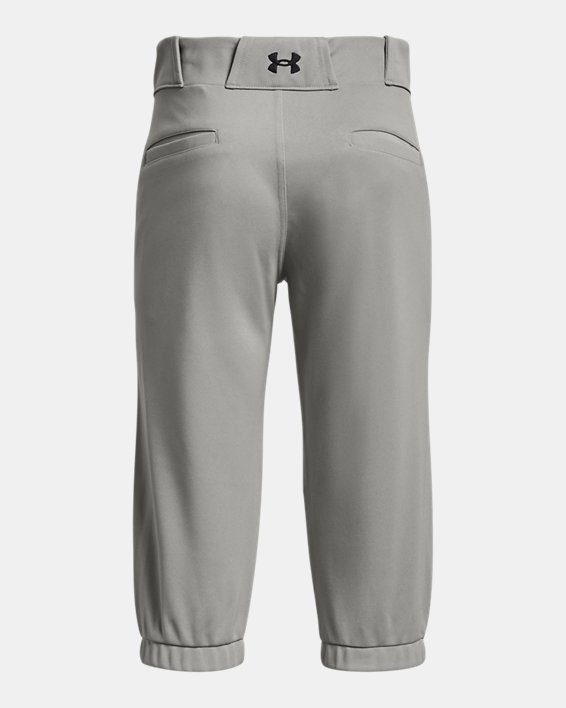 Girls' UA Utility Softball Pants, Gray, pdpMainDesktop image number 1